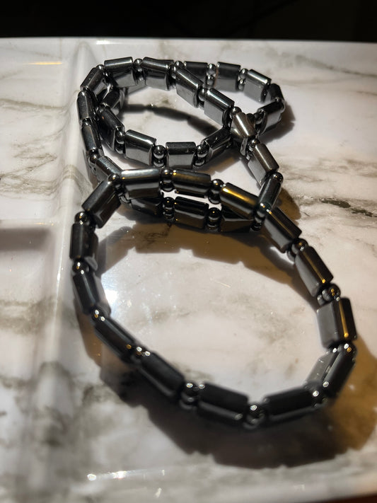 Hematite Link Bracelet